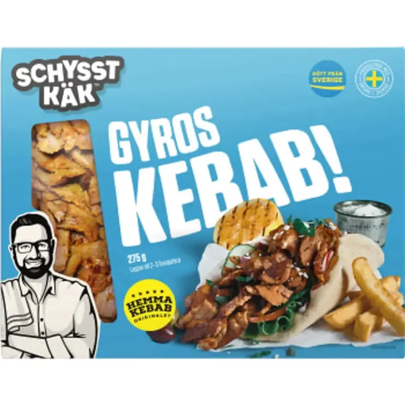 Schysst Käk Gyroskebab - Gyros kebab -  275g