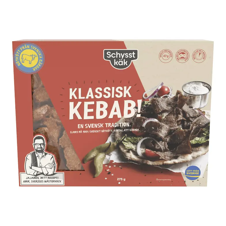 Schysst käk Klassisk Kebab - Kebab Meat 275g