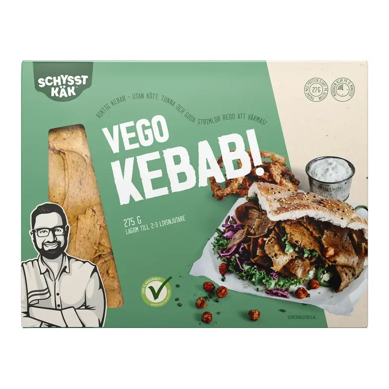Schysst Käk Vegokebab - Vegetarian kebab 275g