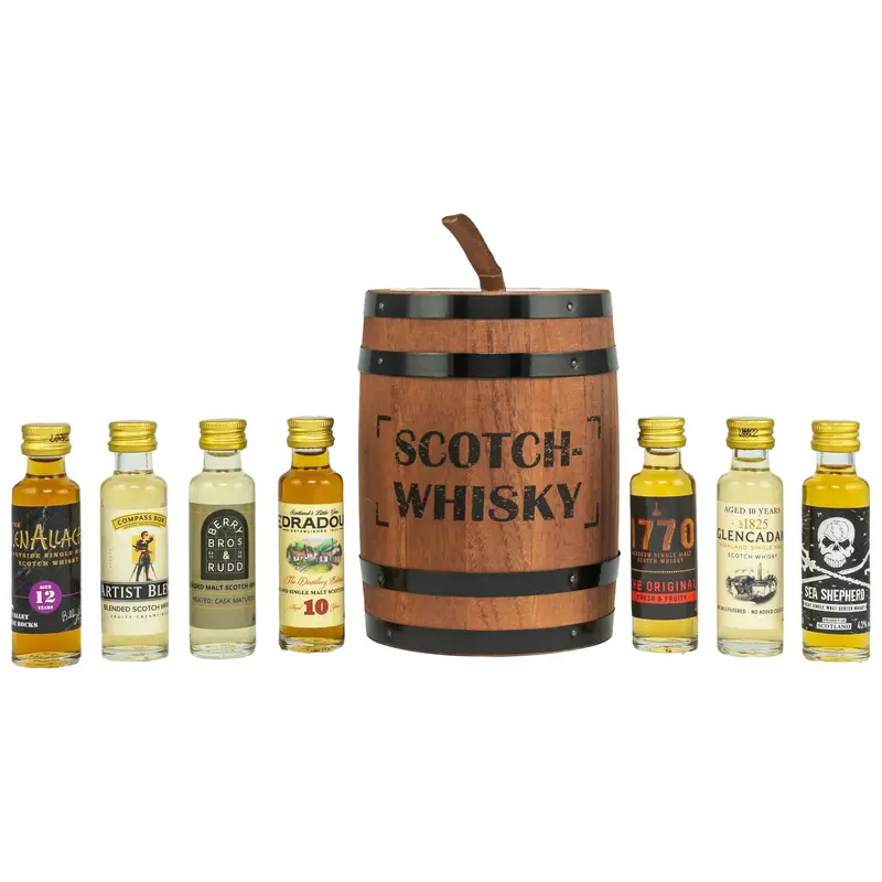 Scotch Whisky Tasting Fass 7x 0,02l