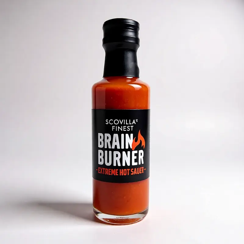 Scovilla Brain Burner mit Trinidad Scoprion Moruga und Carolina Reaper Chili