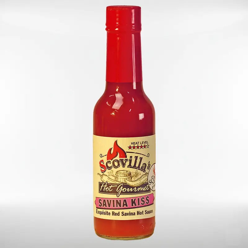 Scovilla Hot Gourmet SAVINA KISS Exquisite Red Savina Hot Sauce