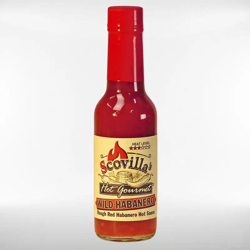 Scovilla Hot Gourmet WILD HABANERO Rough Red Hot Sauce