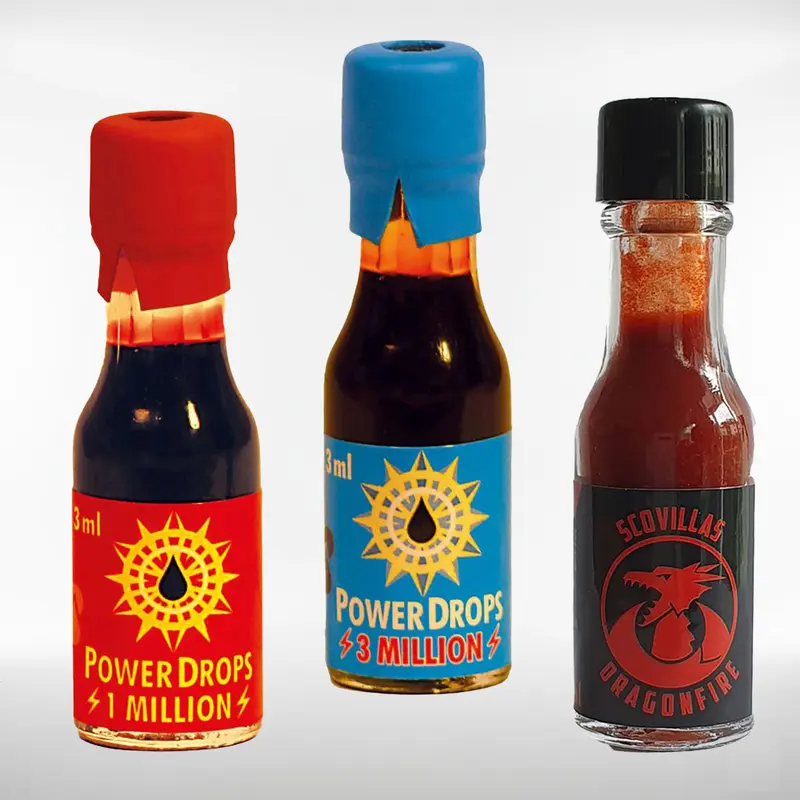Scovilla Ultra Hot 3er Bundle | 1 und 3 Millionen SCU, sowie eine Hot Sauce | das perfekte Geschenk