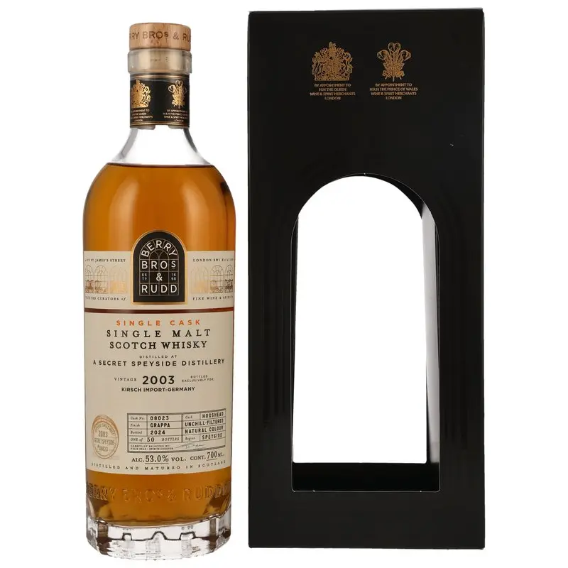 Secret Speyside 2003/2024 - #08023 (Berry Bros and Rudd) - Kirsch