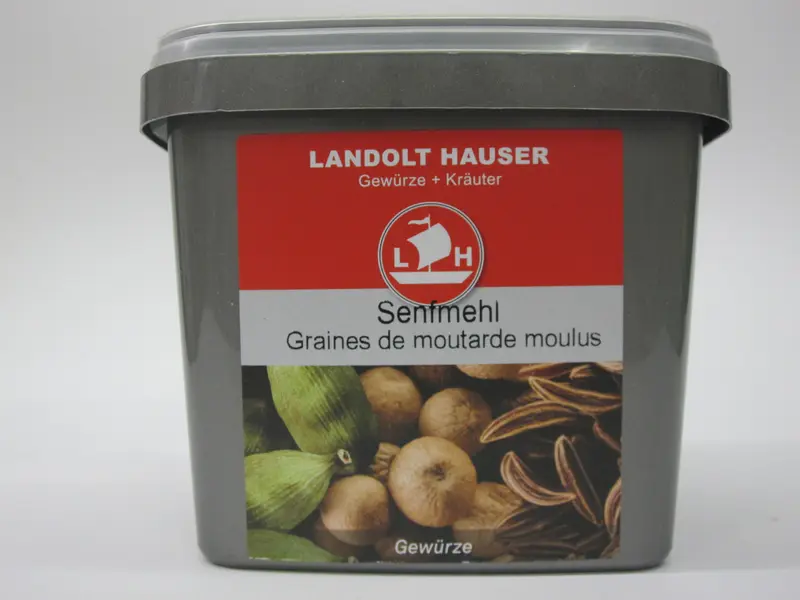 Senfpulver/ Senfmehl gelb 450g in der LH Box