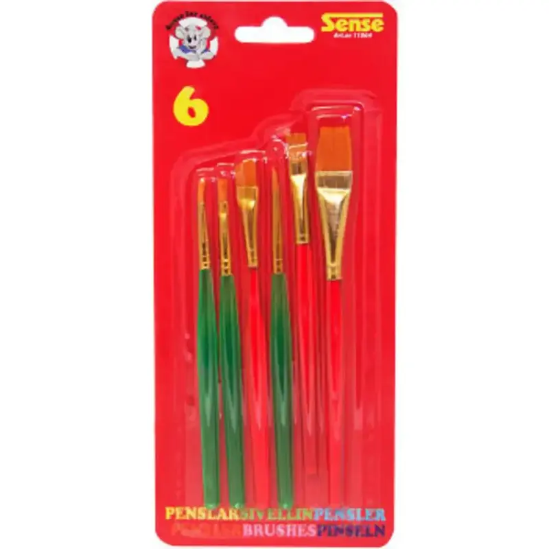 Sense Penslar 6-p - Brushes 6-p