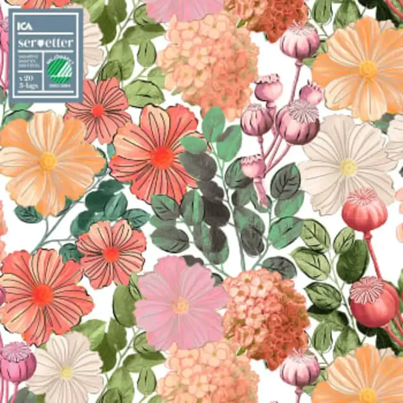 Servett Fleur 33cm 20-p - Easter Napkins Fleur 33 cm 20-p