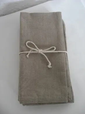 Servietten Baumwolle beige