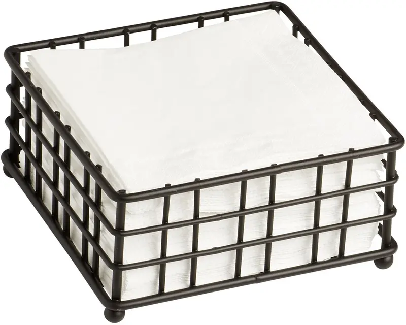 Serviettenhalter schwarz cocktail