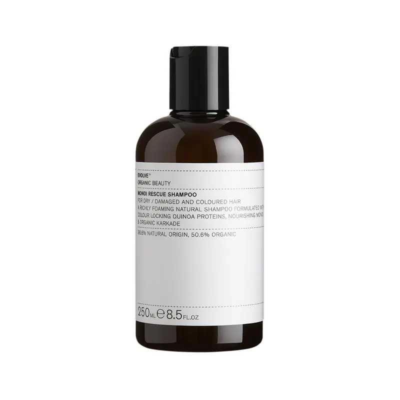 Shampooing cheveux colorés Monoi Rescue Natural Shampoo
