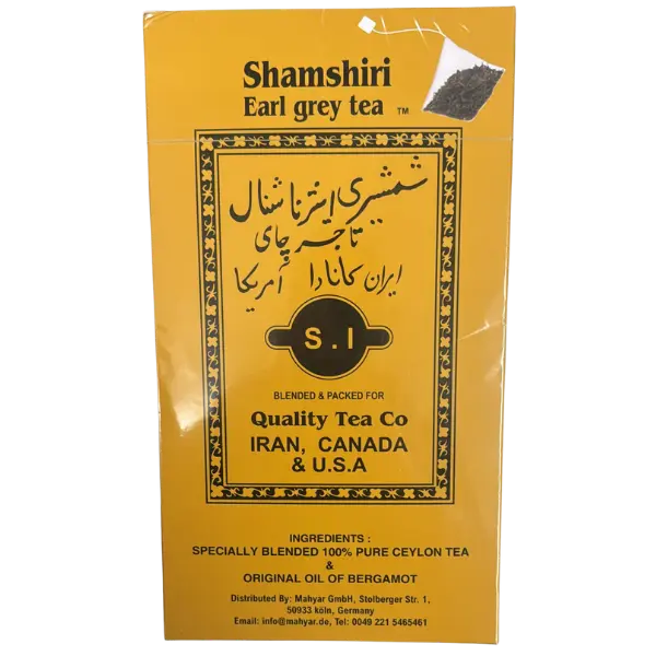 Shamshiri Earl Grey 100 Teabags – 200 g