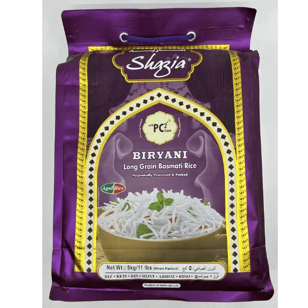 Shazia Biryani Basmati Rice - 5 kg