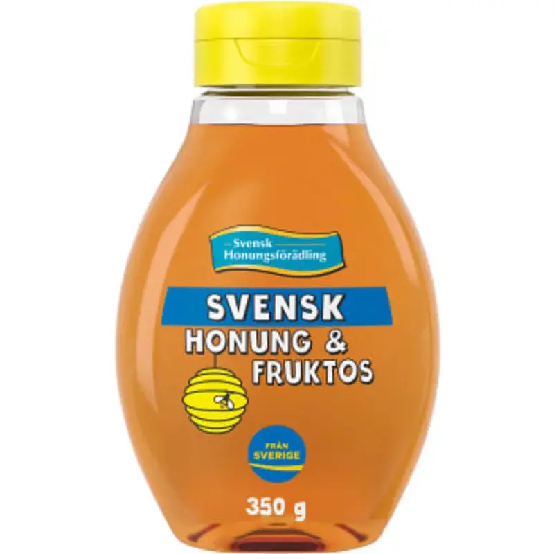 SHF Svensk Honung Flytande med Fruktos - Swedish Honey Liquid with Fructose  - 350g