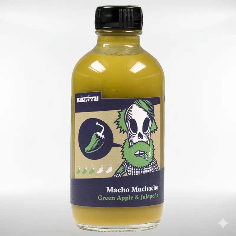 Sí Señor Macho Muchacho | Green Apple mit Jalapeno | Schweizer Chili Sauce