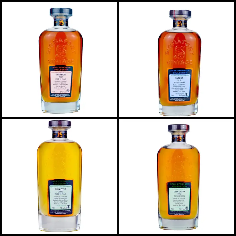 Signatory Cask Strength Collection Whisky Set #1