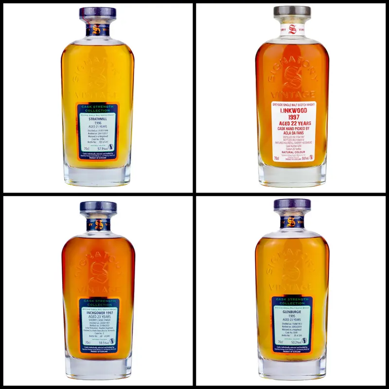 Signatory Cask Strength Collection Whisky Set #2