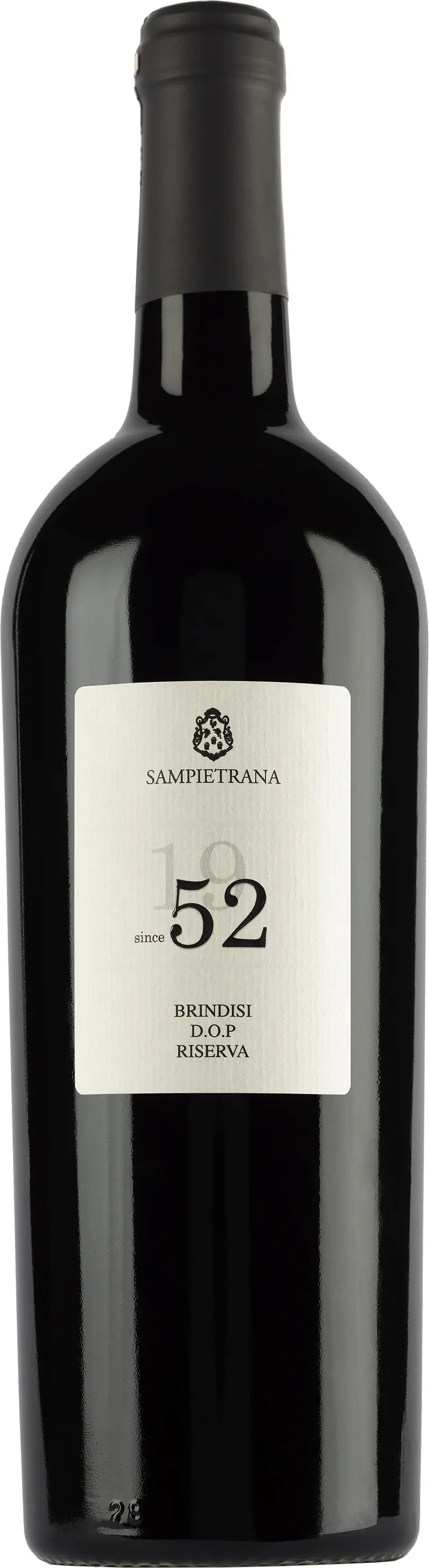 Since 1952, Brindisi Riserva DOP, Cantina Sampietrana, San Pietro Vernotico, 2021, DOPPELMAGNUM 300cl