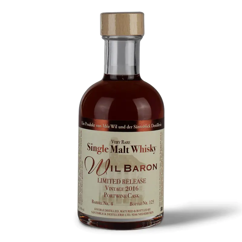 Single Malt Whisky Wil Baron Limited Release 2016 Portwine Cask 20cl
