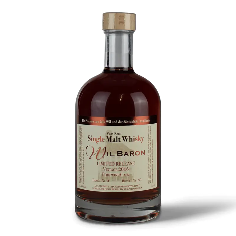 Single Malt Whisky Wil Baron Limited Release 2016 Portwine Cask 50cl