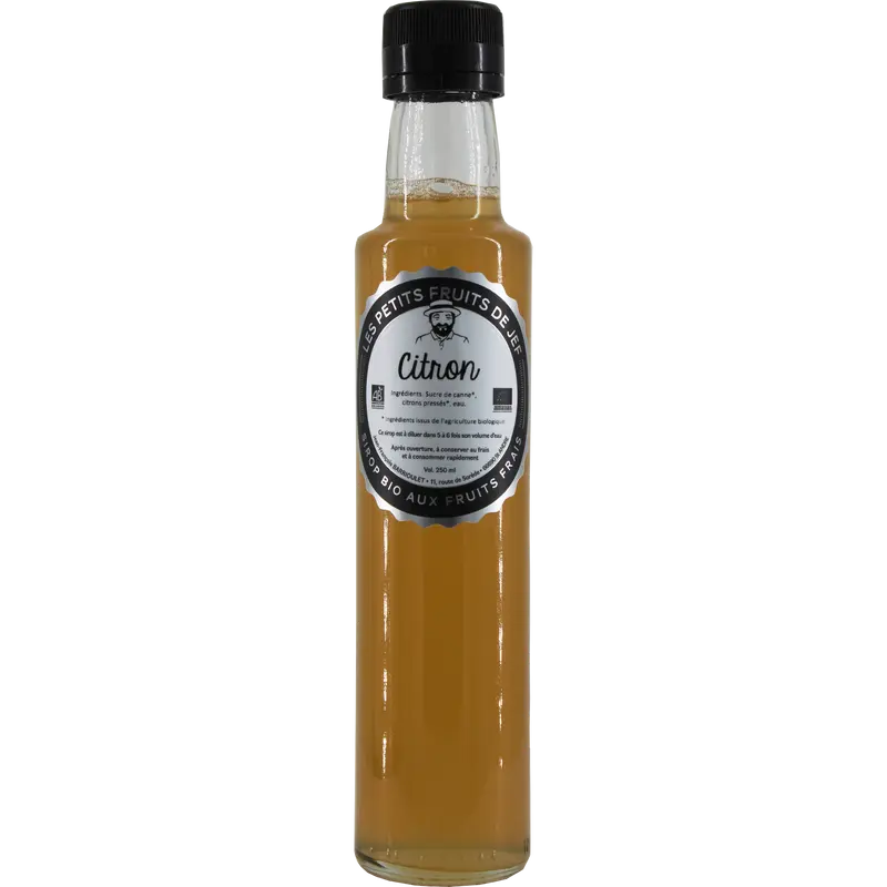 Sirup Citron Bio