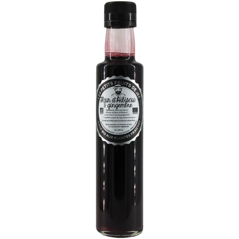 Sirup Hibiscus & Gingembre Bio