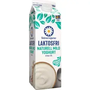 Skånemejerier Laktosfri Naturell Yoghurt  - Lactosefree Mild Yogurt 1l