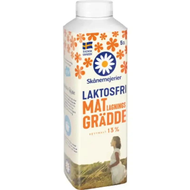 Skånemejerierna Laktosfri Matlagninggrädde 13% - Lactosefree Cream 13% 5dl