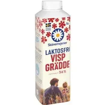 Skånemejerierna Laktosfri Vispgrädde 36% - Lactosefree Whip Cream 36% 5dl