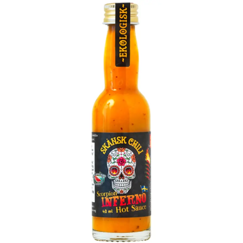 Skånsk Chili Yellow Trinidad Scorpion Inferno Hotsauce