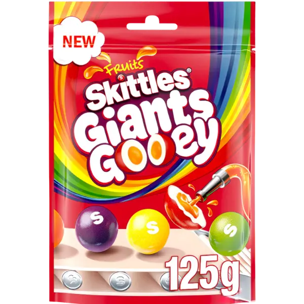 Skittles Giants Gooey Fruits – 125 g