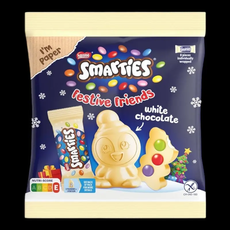 Smarties Festive Friends White 8er