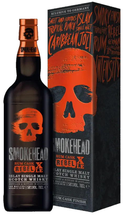 Smokehead Rum Cask Rebel XLE 58% !!! Grösste Geschmacksexplosion die es von Smokehead je gab...garantiert!!