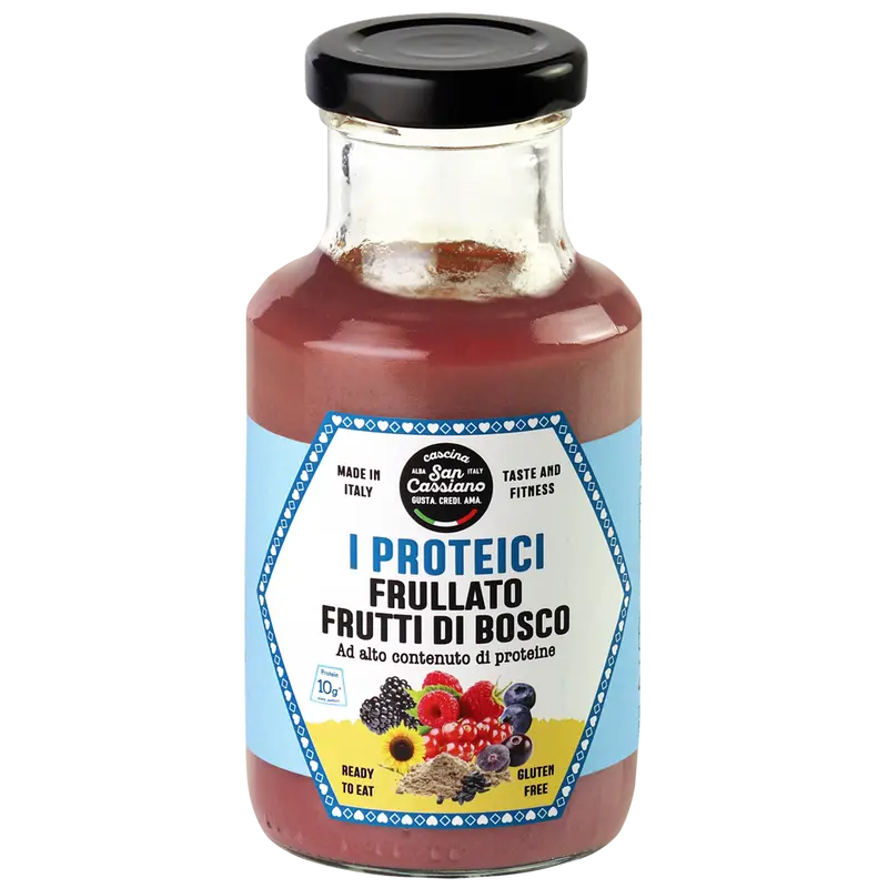 Smoothie protéiné aux fruits des bois
