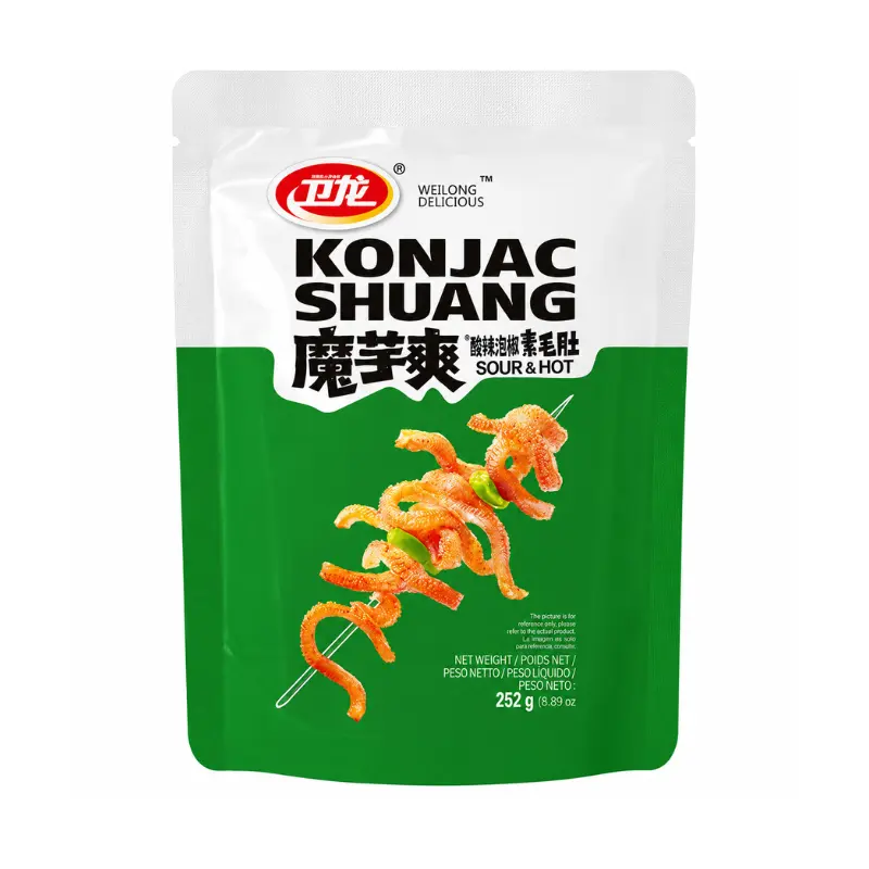 Snack de Konjac Shuang épicé aigre-doux - WEILONG - 252g