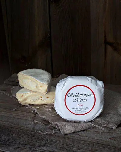 Soldattorpets Mejeri, Pigan Vitmögel ost - The maid White Mold Cheese ca 200g
