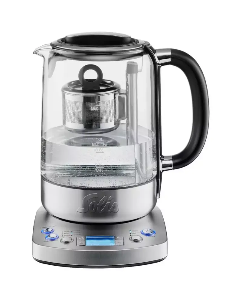 Solis Tea Kettle Automatic Wasserkocher Teekocher silber