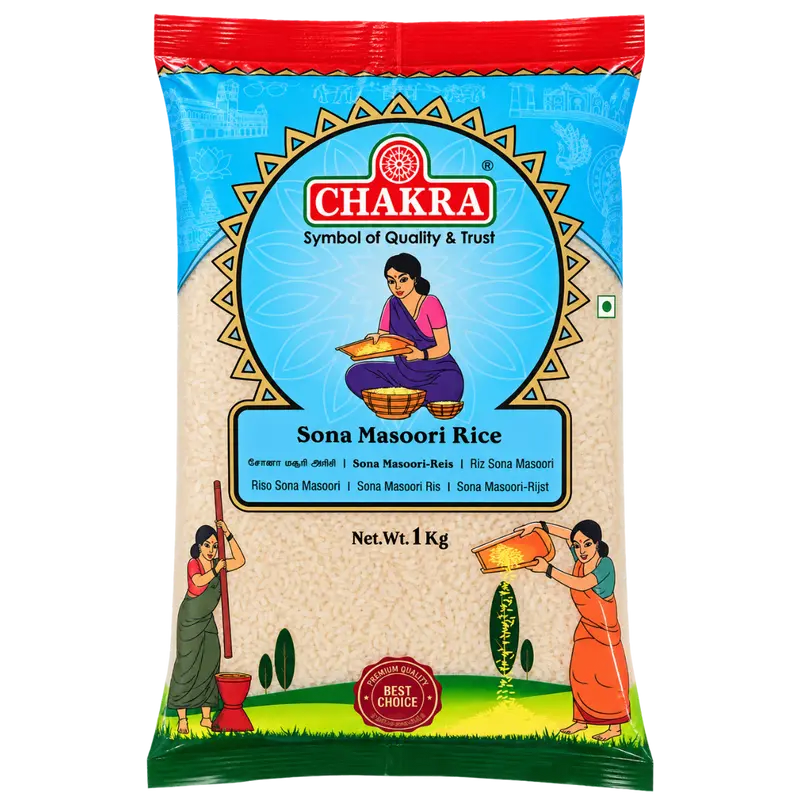 Sona Masuri Rice - 1 kg