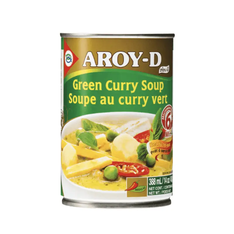 Soupe au curry vert prête à l'emploi - AROY-D - 400ml