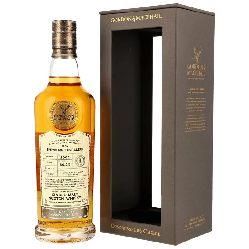 Speyburn 2008/2024 - 15 y.o. - Refill Bourbon Barrel #563 - G&M CC CS