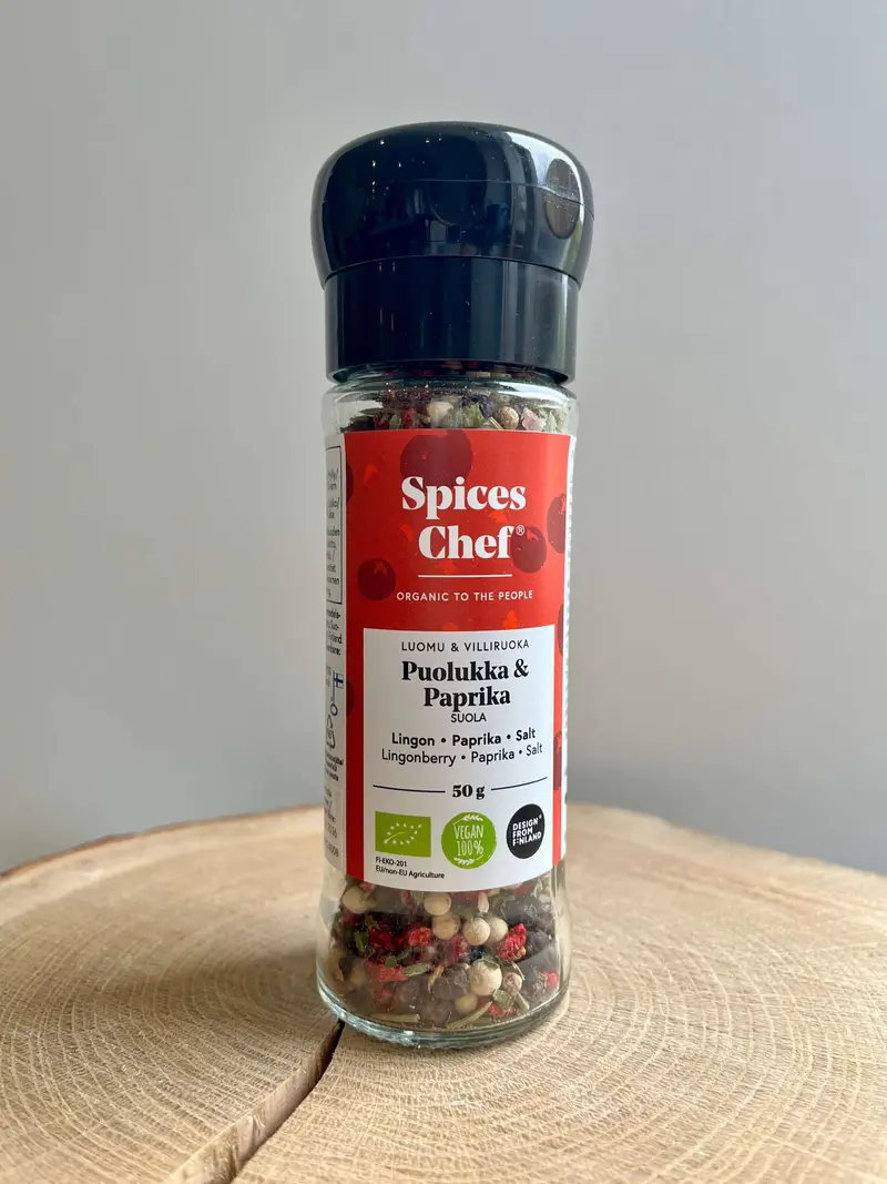 Spices Chef Preiselbeere & Paprika Salzmühle Bio 50g
