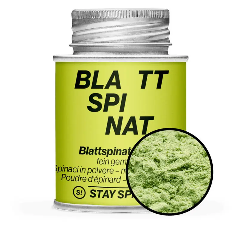 Spinat Pulver - Blattspinat - fein gemahlen