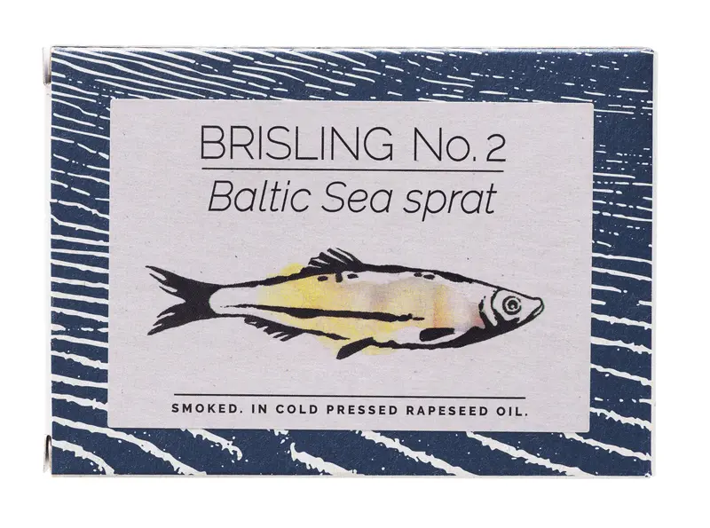 Sprats fumés à l'huile de colza