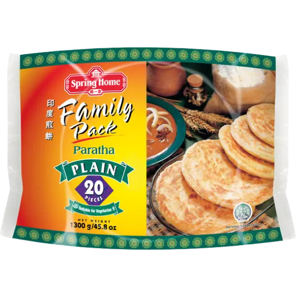 Spring Home Plain Paratha Family Pack - 1.3 kg