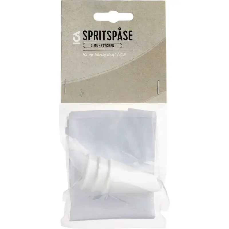 Spritspåse m 3 munstycken - Cream spout with 3 nozzles