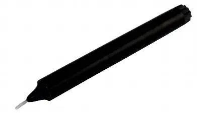 Stabkerzen 8 Stück schwarz H29cm Brenndauer 9Std.