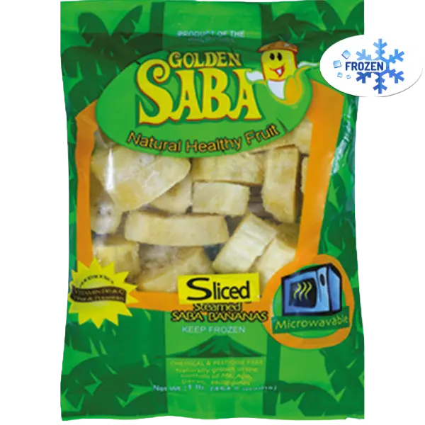 Steamed Saba Banana Slices Frozen - 454 g