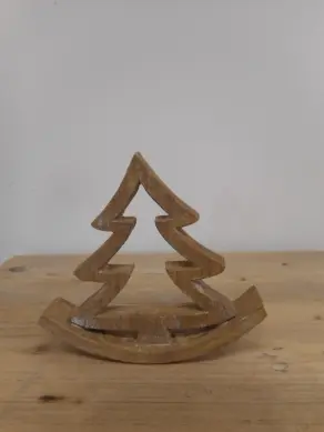 Stern Holz schaukelnd