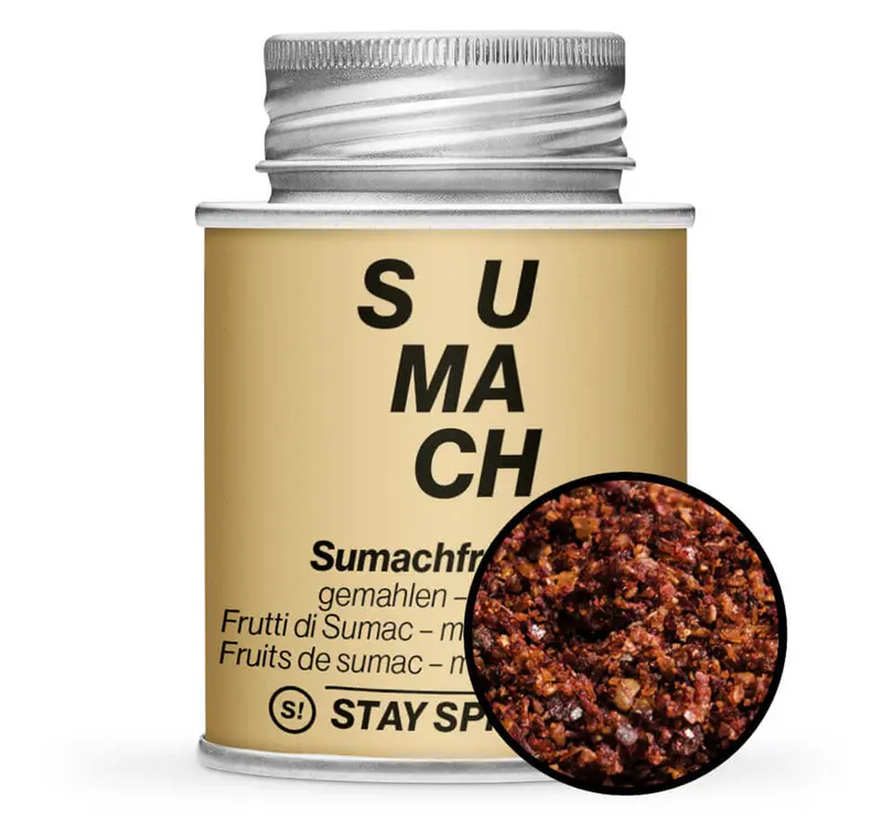 Sumachfrüchte - Sumach Türkisch - 7% Salz