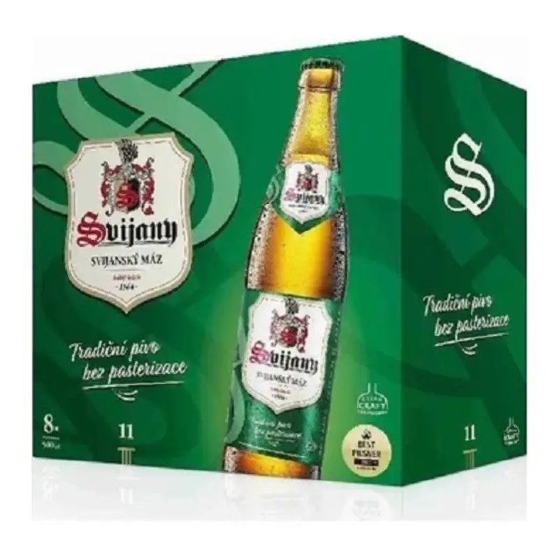 SVIJANY 11° Máz 0,5 l – 8er Pack (4,8 % vol.)